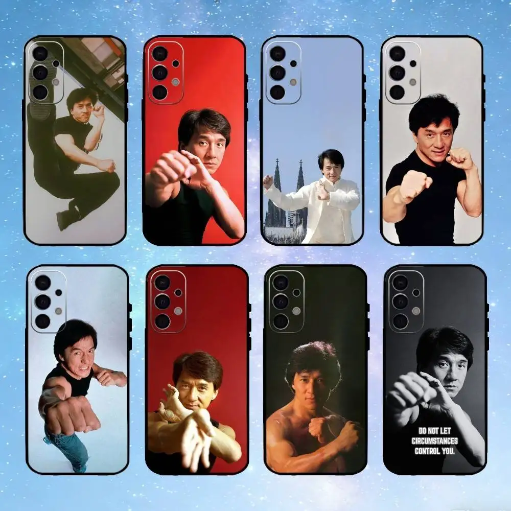 

J-Jackie Chan Phone Case For Samsung S25,S24,S23,S22,S21,S20,Plus,Fe,Lite,Others Black Cover