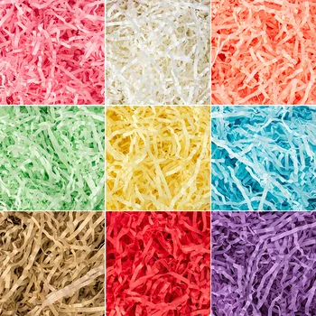 50g/100g/500g Colorful Shredded Paper Gift Box Filler Wedding Birthday Party Decoration…