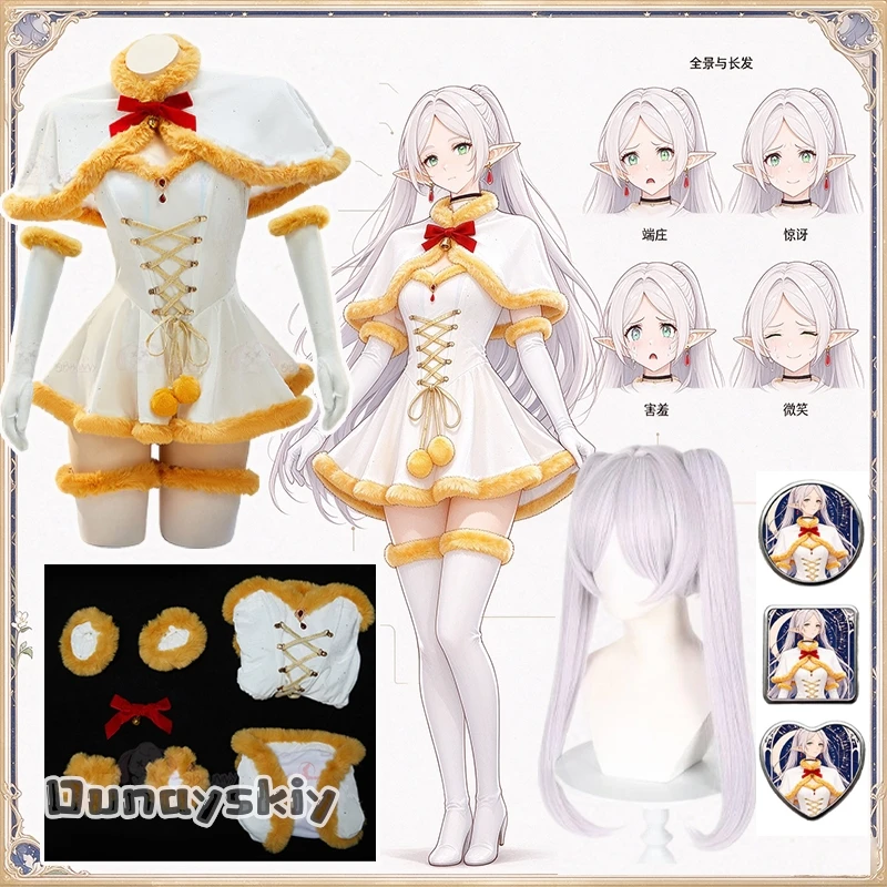 Case Fan - Disfraz de Cosplay de Frieren, Elfa