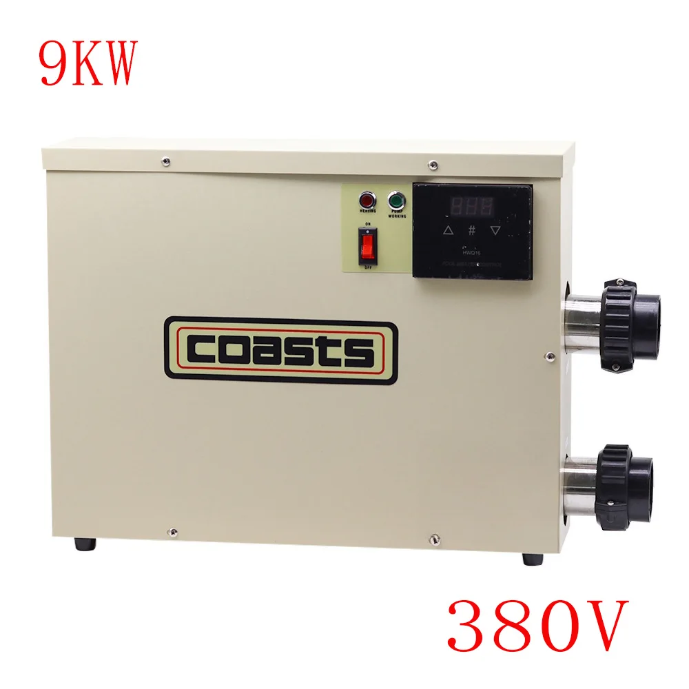 5.5KW 7.5KW 9KW 11KW Water Heater for Swimming Pool & bathtube Thermostat 220v/380v Brand New