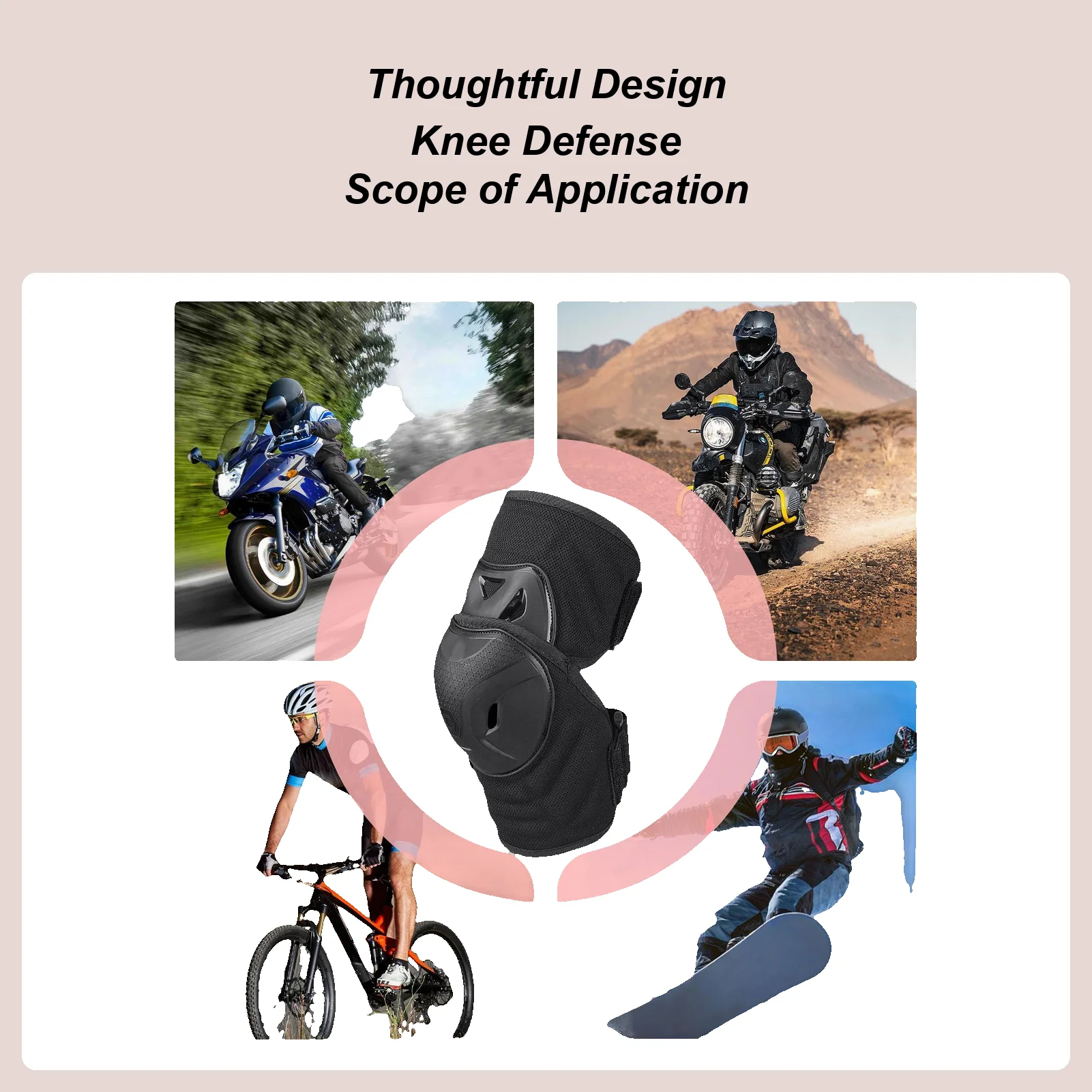 

Мотоциклетные наколенники, наколенники, накладки на голени, эластичные чехлы на ноги, гоночное снаряжение для приключений, туризма, ежедневных поездок на выходные