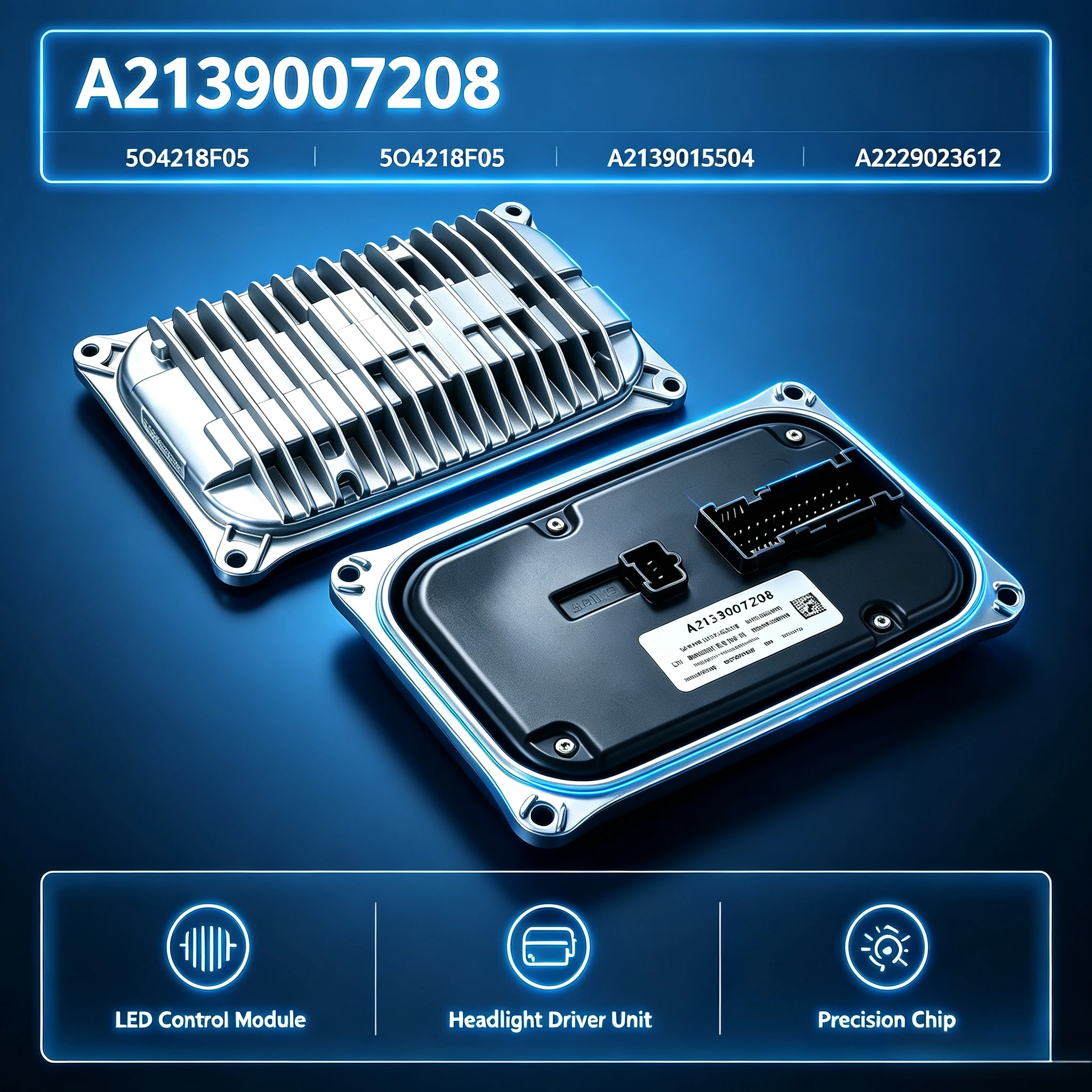 A2229023612 A2139007208 For Mercedes-Benz C238 W205 W213 Headlight DRL LED Ballast Driver Module Unit A2139015504 Angel Eye