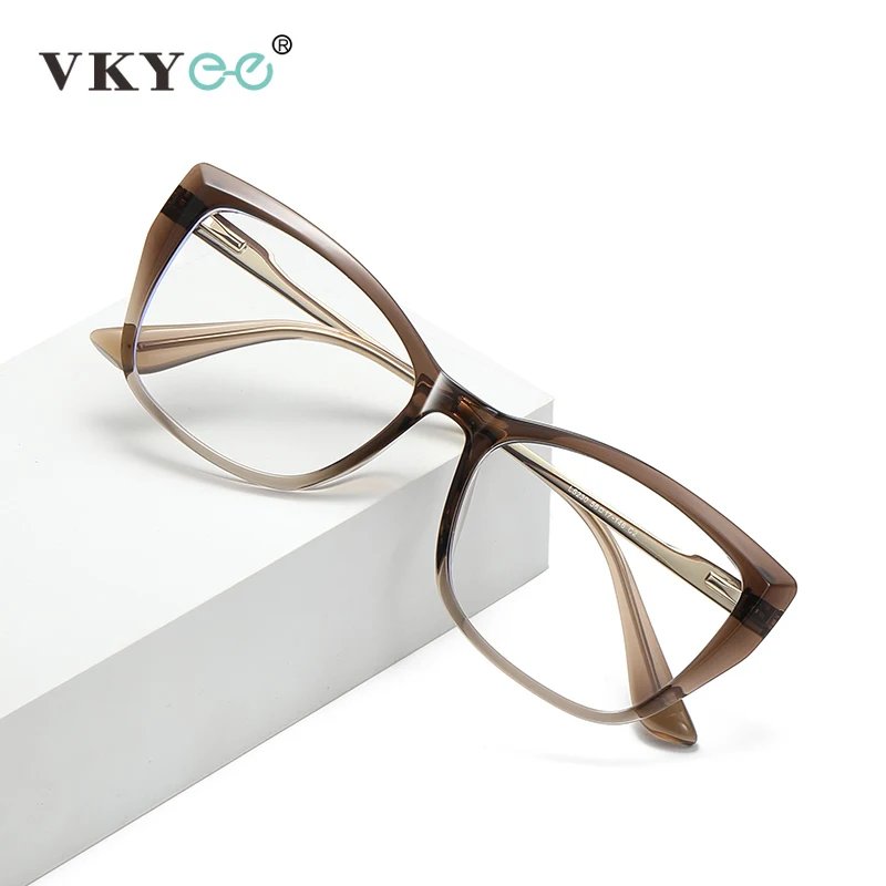 

VICKY New Style Personalized Minimalist Retro Butterfly Design Women's Reading Anti-Blue Light Glasses Customizable Prescription