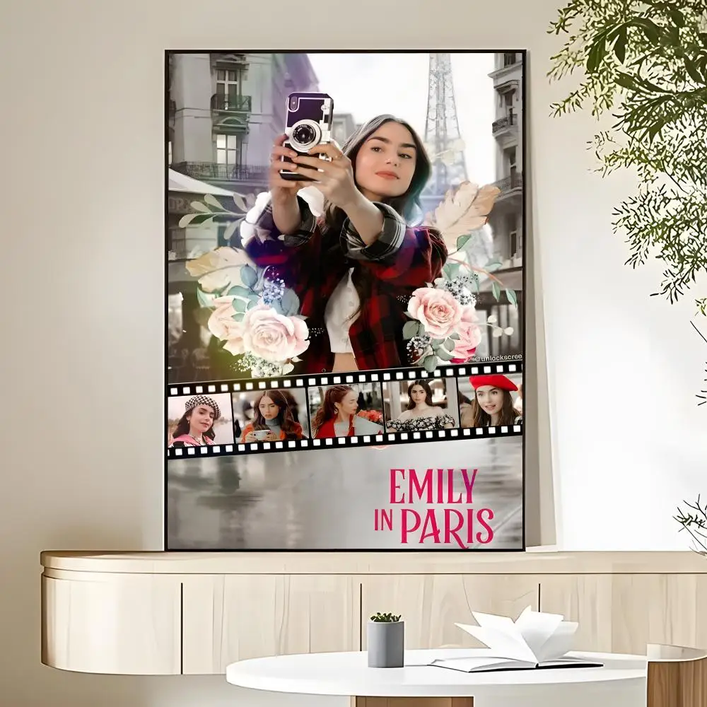 Fashion Drama Emily In Paris Poster HD Art Sticky Wall Waterproof Home Living Room Aesthetic Decoration