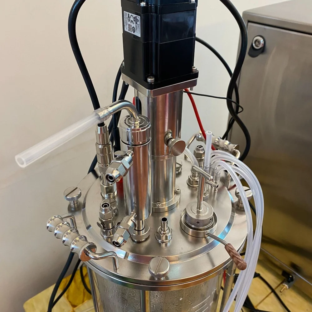 5L Borosilicaatglas Lab Bioreactor Reactor Chemisch Lab Gisting Crock