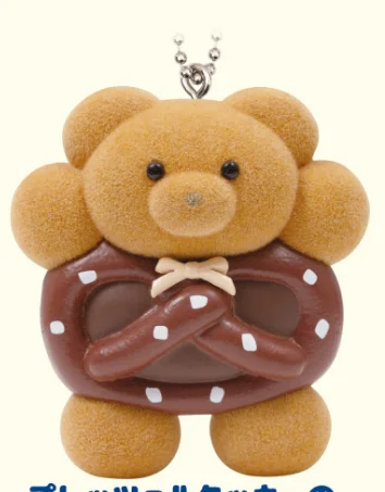 Qualia capsule toys cute flocking Bear Mailey Parlor Cookie Mascot
