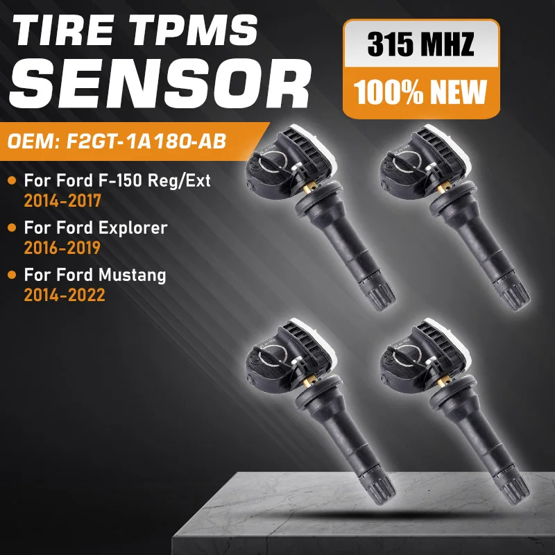 

TPMS For Ford F150 Regular Cab Extended Cab 2014-2017 Ford Explorer 2016-2019 Ford Mustang 2014-2022 Car Tire Pressure Sensor