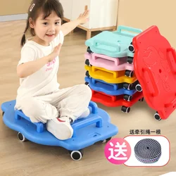 Big scooter four-wheel balance board vestibular sensory integration training equipment kindergarten sports toys