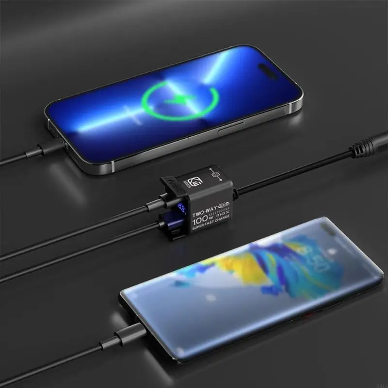 R91A 1 مجموعة دراجة نارية USB ونوع C شاحن 2-Way شحن سريع الغبار دراجة نارية دراجة كهربائية شاحن الهاتف