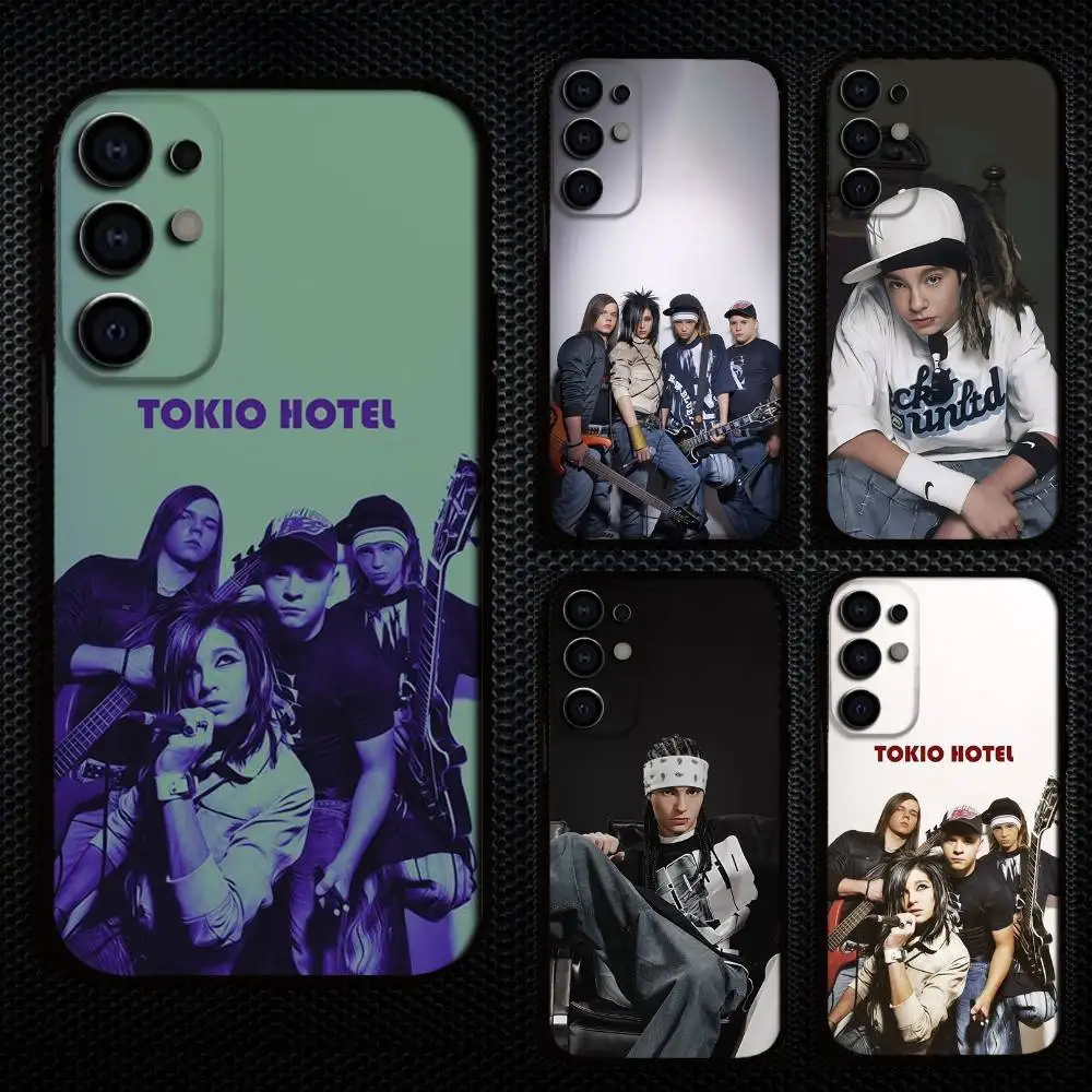 

T-Tom B-Bill K-Kaulitz T-Tokio Hotel Phone Case For Samsung S25,S24,S21,S22,S23,S30,Ultra,S20,Plus,Fe,Lite,Note,10,9Black Cover