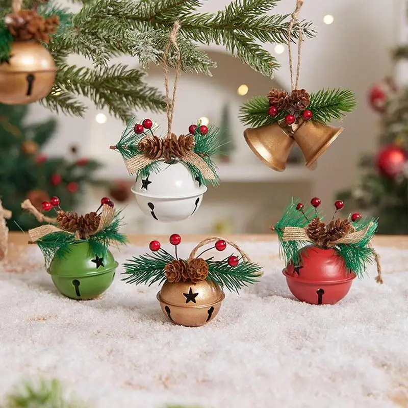 أجراس عيد الميلاد الحلي الباب الأمامي جلجل أجراس أجراس الحائط الزخرفية الحلي الجميلة الباب الأمامي جلجل أجراس للجدار