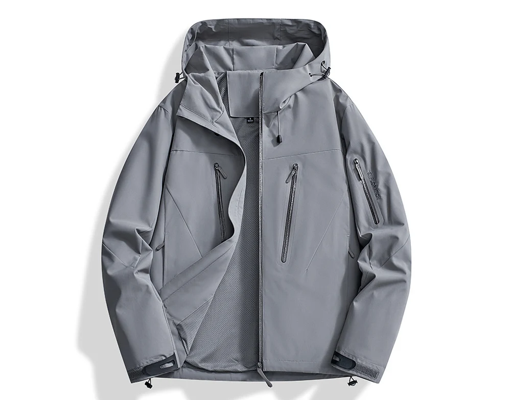 Spring Autumn Men's Climbing Waterproof Jackets Outdoor Men Hiking Rain Coats Men Sports Breathable Windbreaker Jacket Clothing