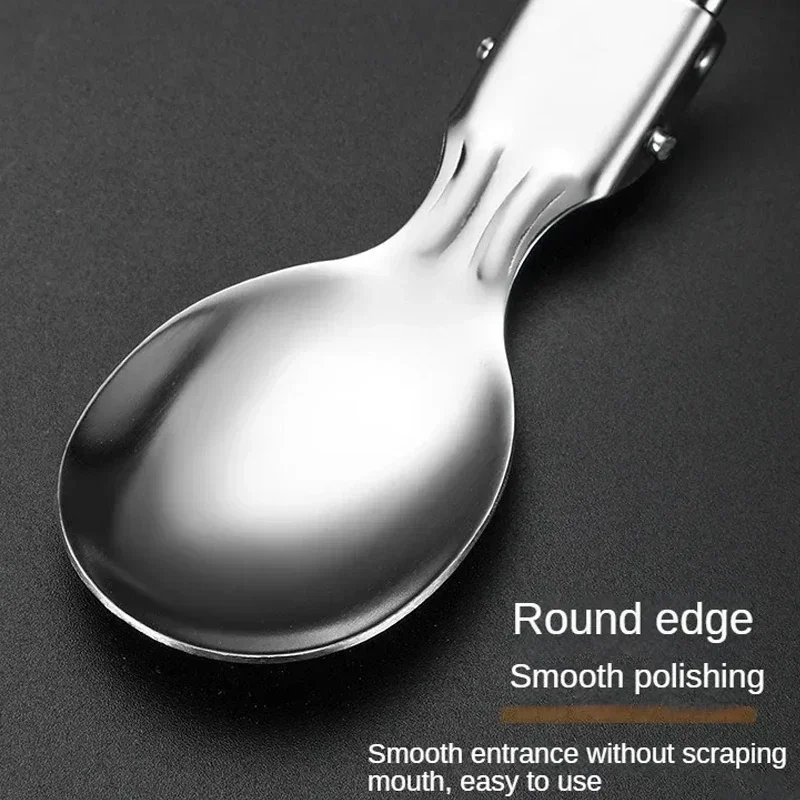 Mini Portable Outdoor Spoon Fork 5