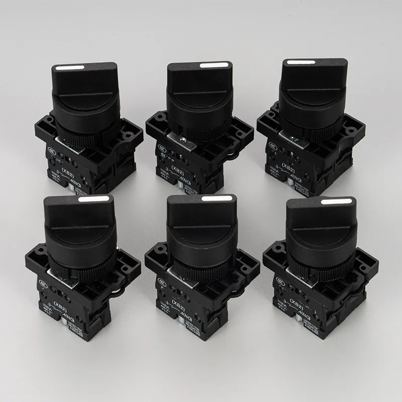 XB2-BG21/BG25/BG41/BG45/BG61/BG65/BG33/BG53/BG73/BJ33 2/3Position Latching/Self Locking/Reset selector push button switch key