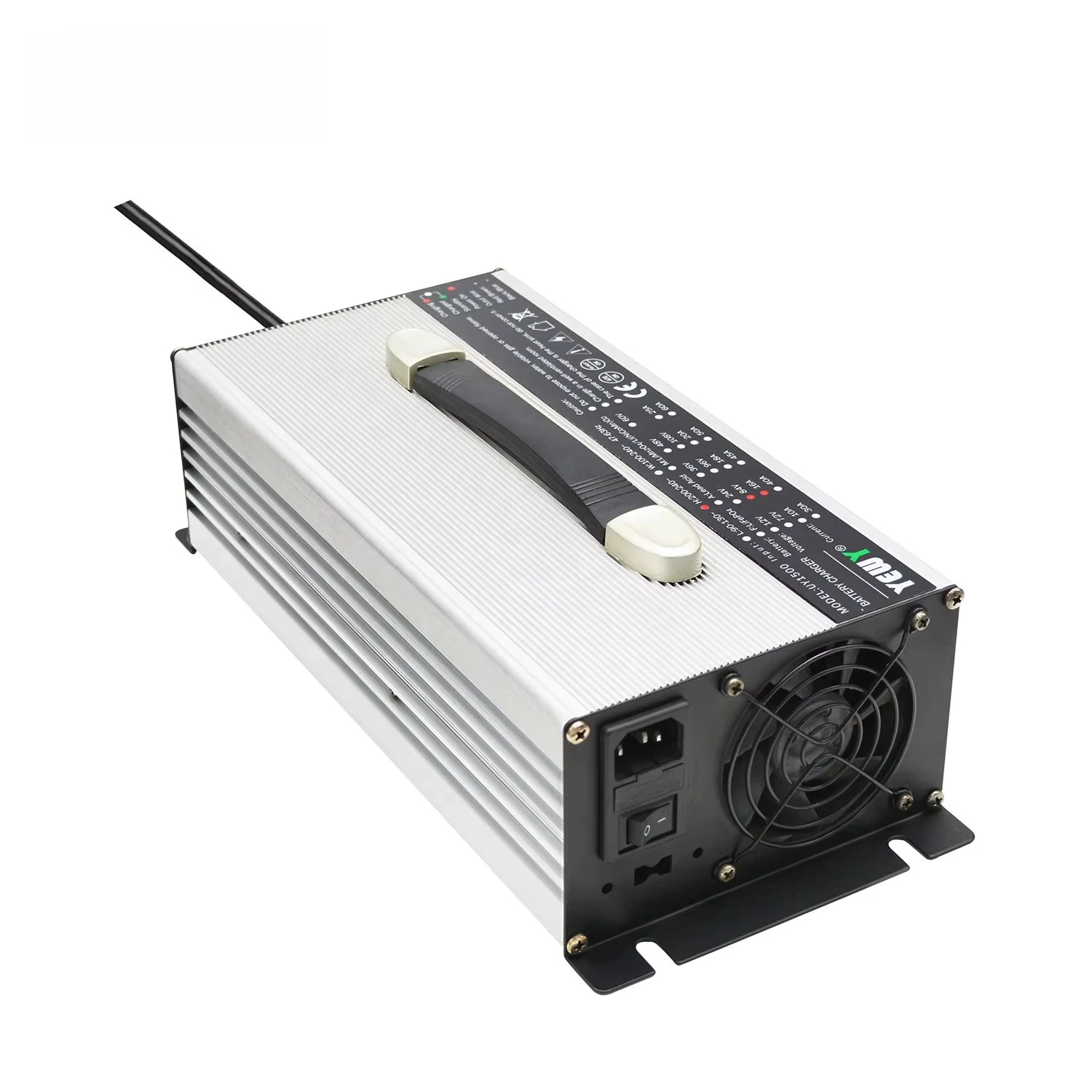1500W 12-72V LiFePO4 Battery Charger for Forklift Golf Cart