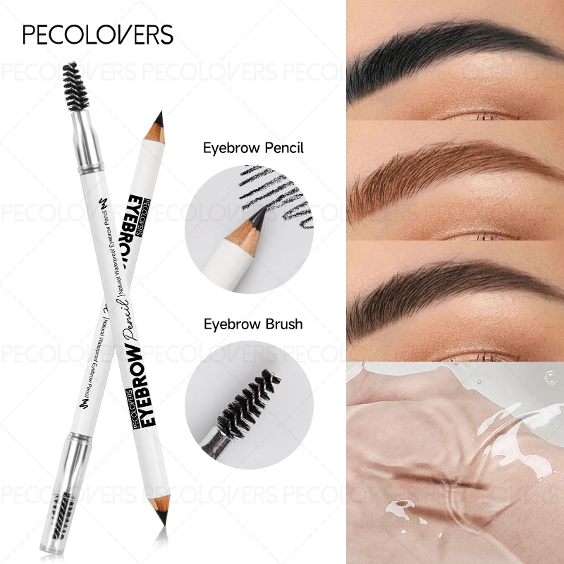 1PC Matita per sopracciglia Pennarello per sopracciglia Impermeabile Sopracciglio Tattoo 3 colori Enhancer Tintura Tinta Penna Trucco per sopracciglia a lunga durata