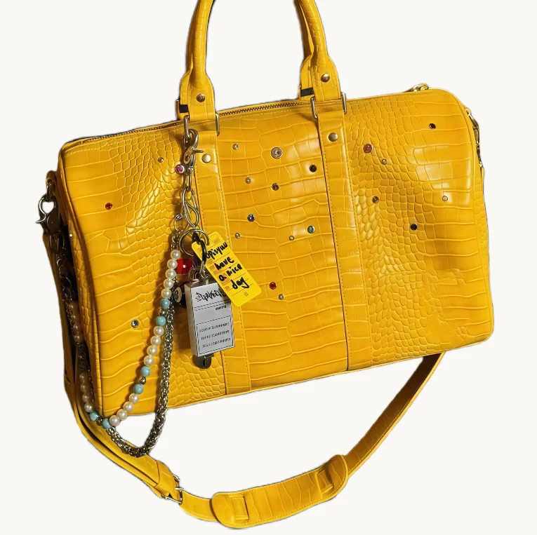 

Роскошная сумка-кроссбоди для женщин, вместительная модная сумка для путешествий с бриллиантовым дизайном