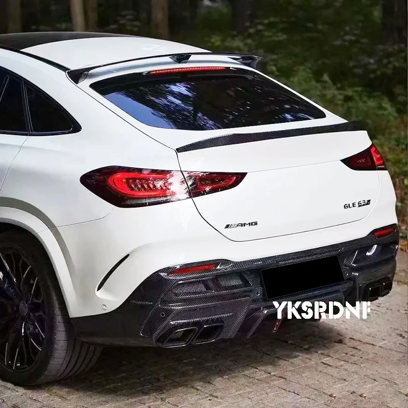 spoiler wing for Mercedes-Benz GLE class GLE Coupe C167 GLE350 450 GLE53 AMG GLE63 rear carbon fiber tail modification 2021+