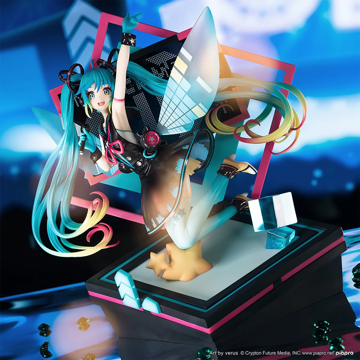 Stock Original Genuine Hatsune Miku APEX TOYS Pick Me Up Piapro Characters 24CM PVC Action Anime Figure Model Toys Doll Gift