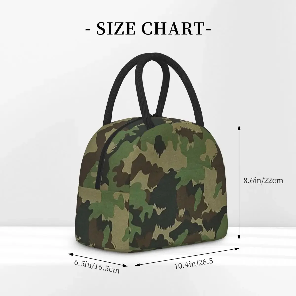 TAZ 90 Swiss Camo Military Tactical Gear Army Camouflage Insulated Lunch Bag for Women Children Thermal Lunch Box Tote
