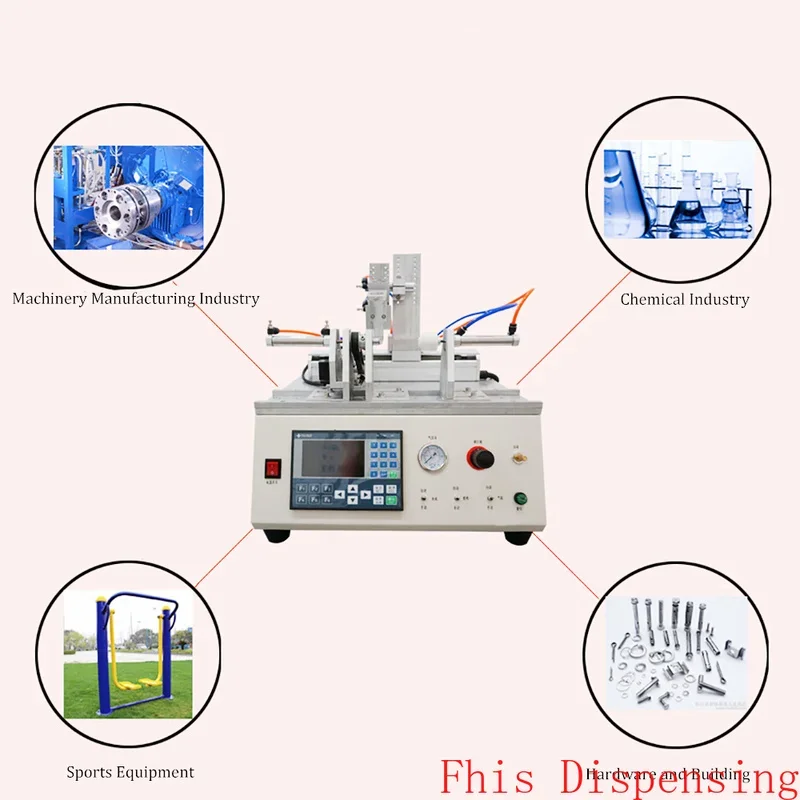 Thread Dispensing Machine Full Automatic Desktop Screw Sealant Dispensing Machine Screw Gluing Machine Equipment