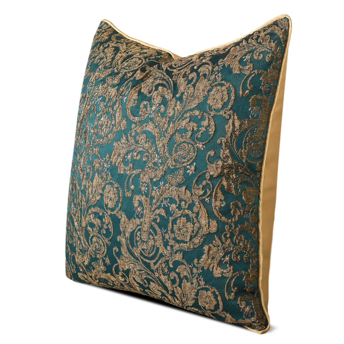 Design Luxury Sofa Cushion Cover Golden Print Green Pillow Covers for Home Hotel Sofa Decoration 30x50 45x45 50x50 60x60cm