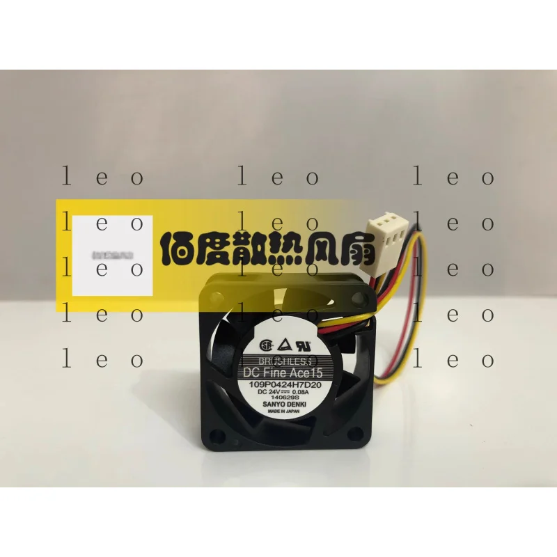 

Вентилятор охлаждения AA для SANYO 109P0424H7D20 DC24V 0.08A 4015 4CM, 3-проводной