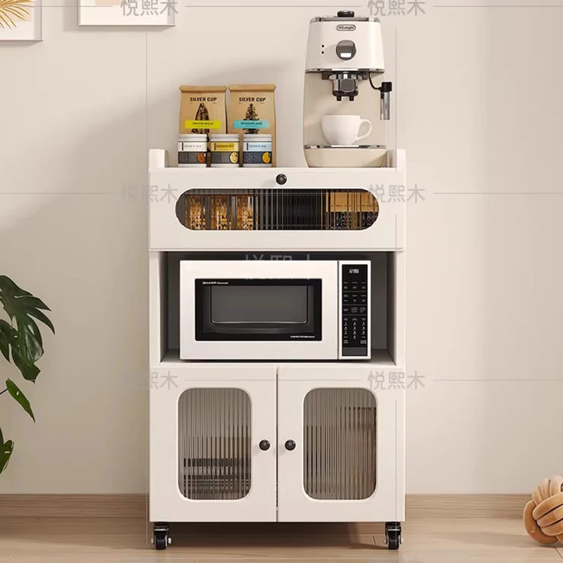 /Mobile Storage Living Room Cabinets House Container Organizer Cabinets Sideboards Display Luxury Wood Gabinete Trendy Furniture