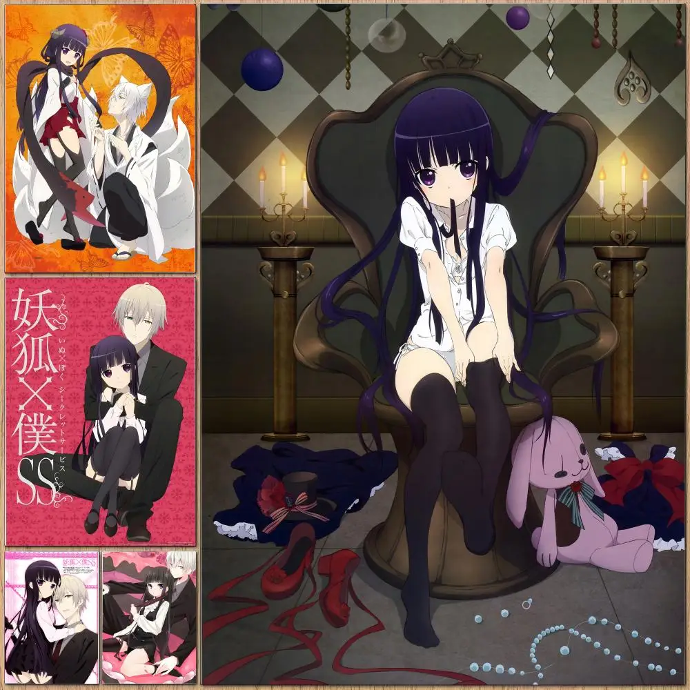 Póster de Inu x Boku SS, Tamaño S-SSS, Diseño de Moda, Alta Definición, Impermeable, Autoadhesivo, Arte Mural, Aplicación Multi-Escena