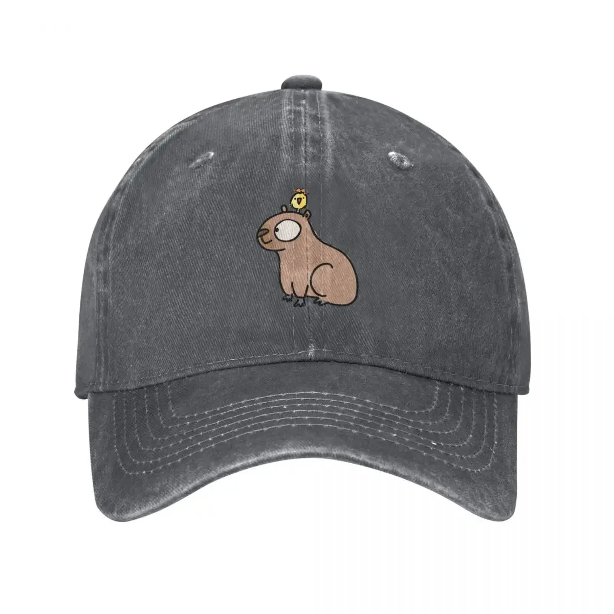 

Capybara with Bird in Cowboy Hat Baseball Cap Golf Hat Fashion Beach Women's 2025 Men's