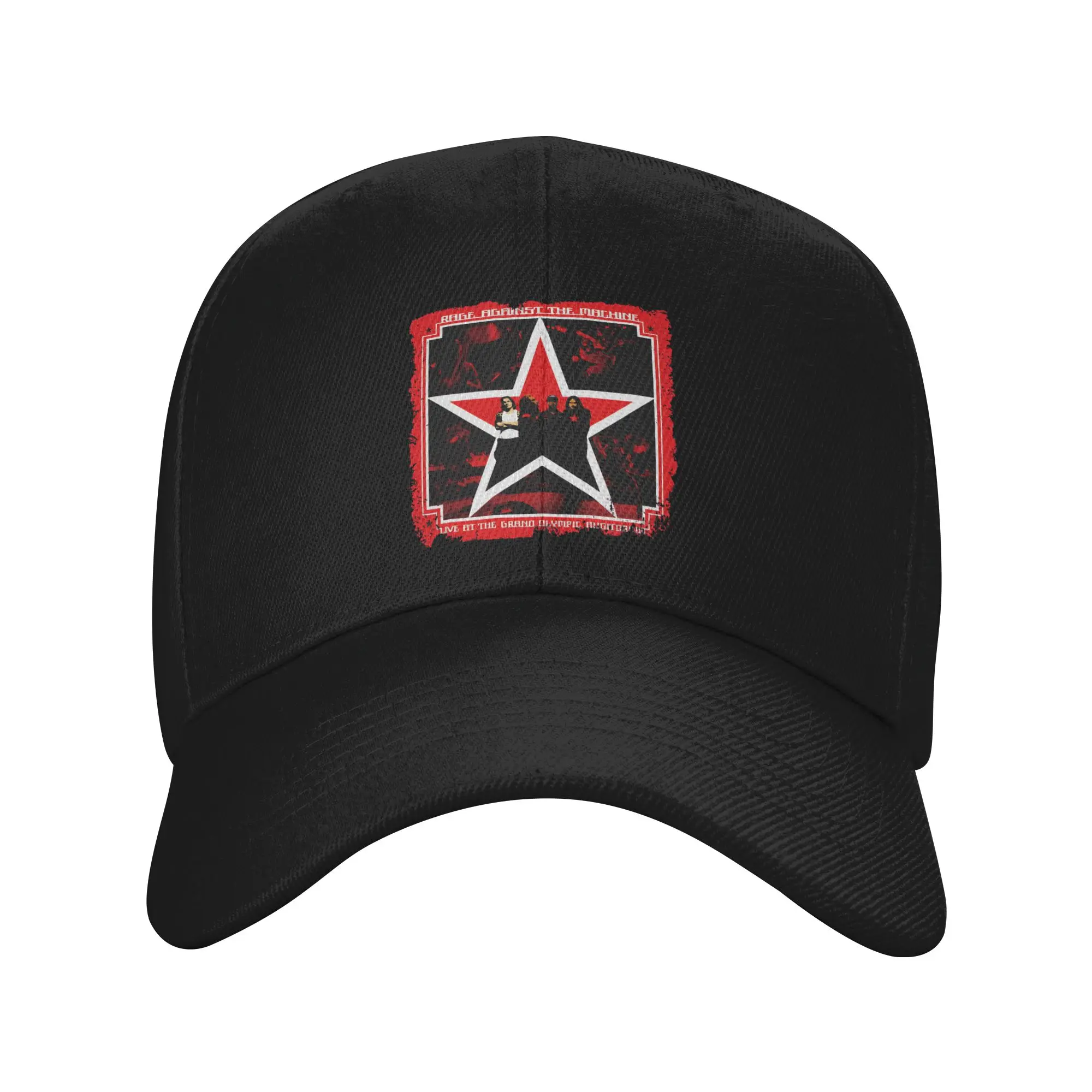 Summer Casual Baseball Cap Rage Against the Machine Live at the Grand Hunting Camping Trucker Hat For Unisex-Teens Snapback Cap