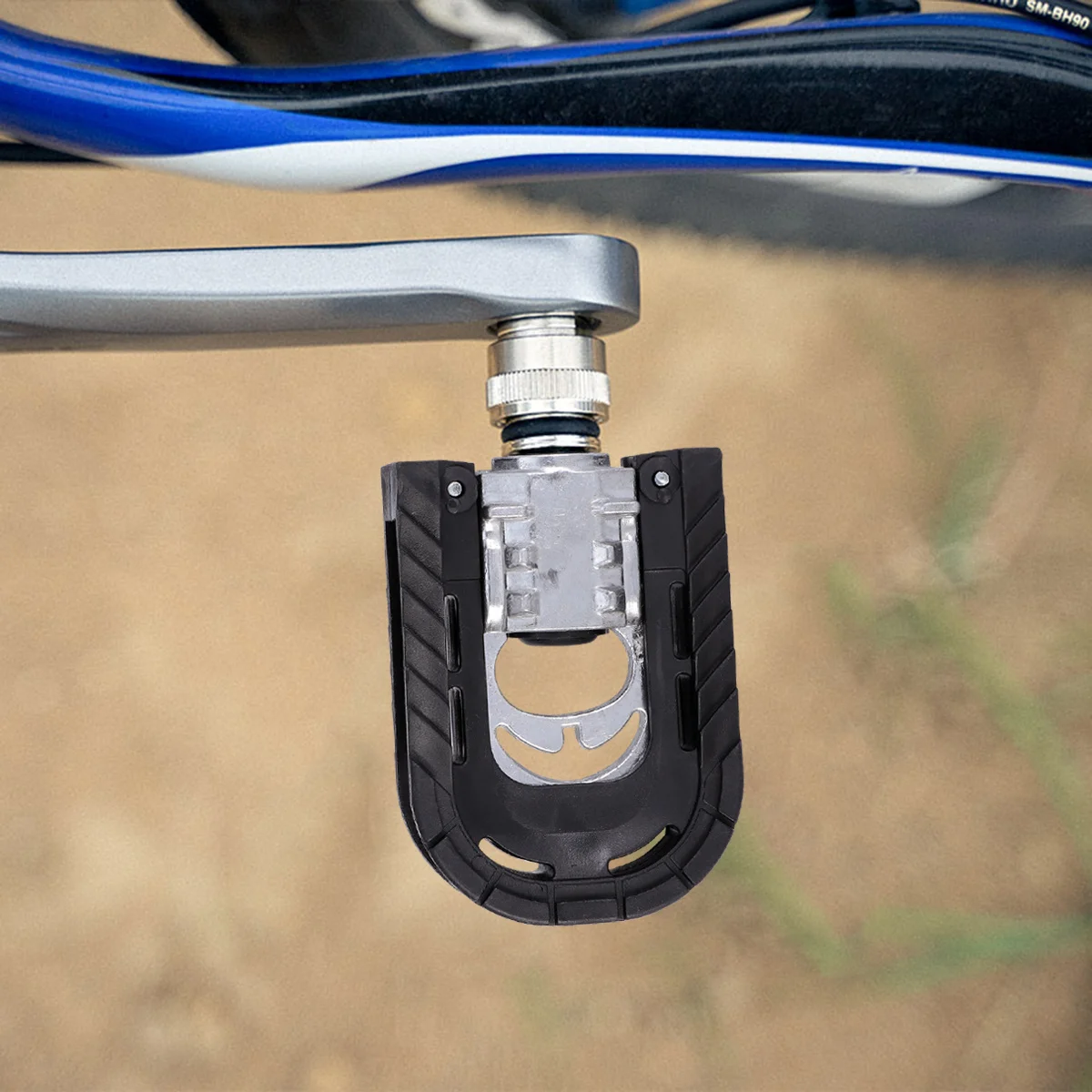 2pcs Folding Bike Pedals Black Hollow Lightweight Design Reflective Stripe For Road Bicycle One Hand Fold Cycling