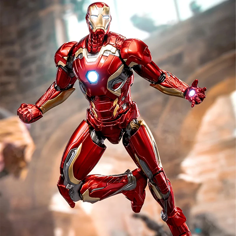 Original Fondjoy 1/12 Iron Man MK45 Model Kit Infinity Saga Ironman Mark45 Assembly ABS Joint Movable Figure Statue Ornament Toy