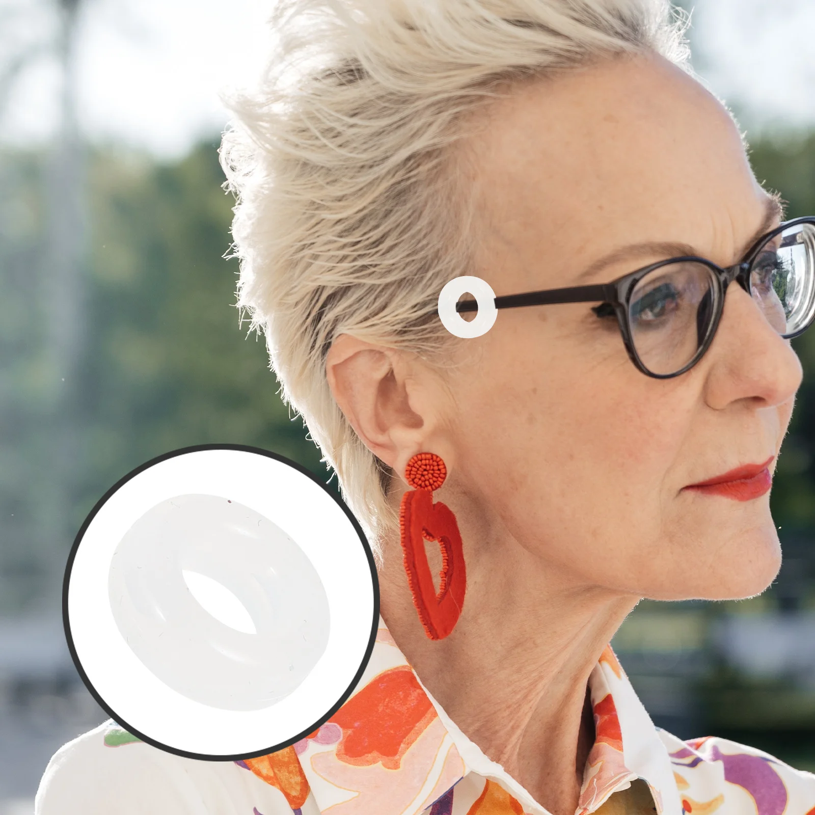 

20pcs Anti-Slip Ring Silicone Eyeglass Temple Tips For Glasses Sunglasses Reading Eyewear Unisex Adult Kids Use Labor