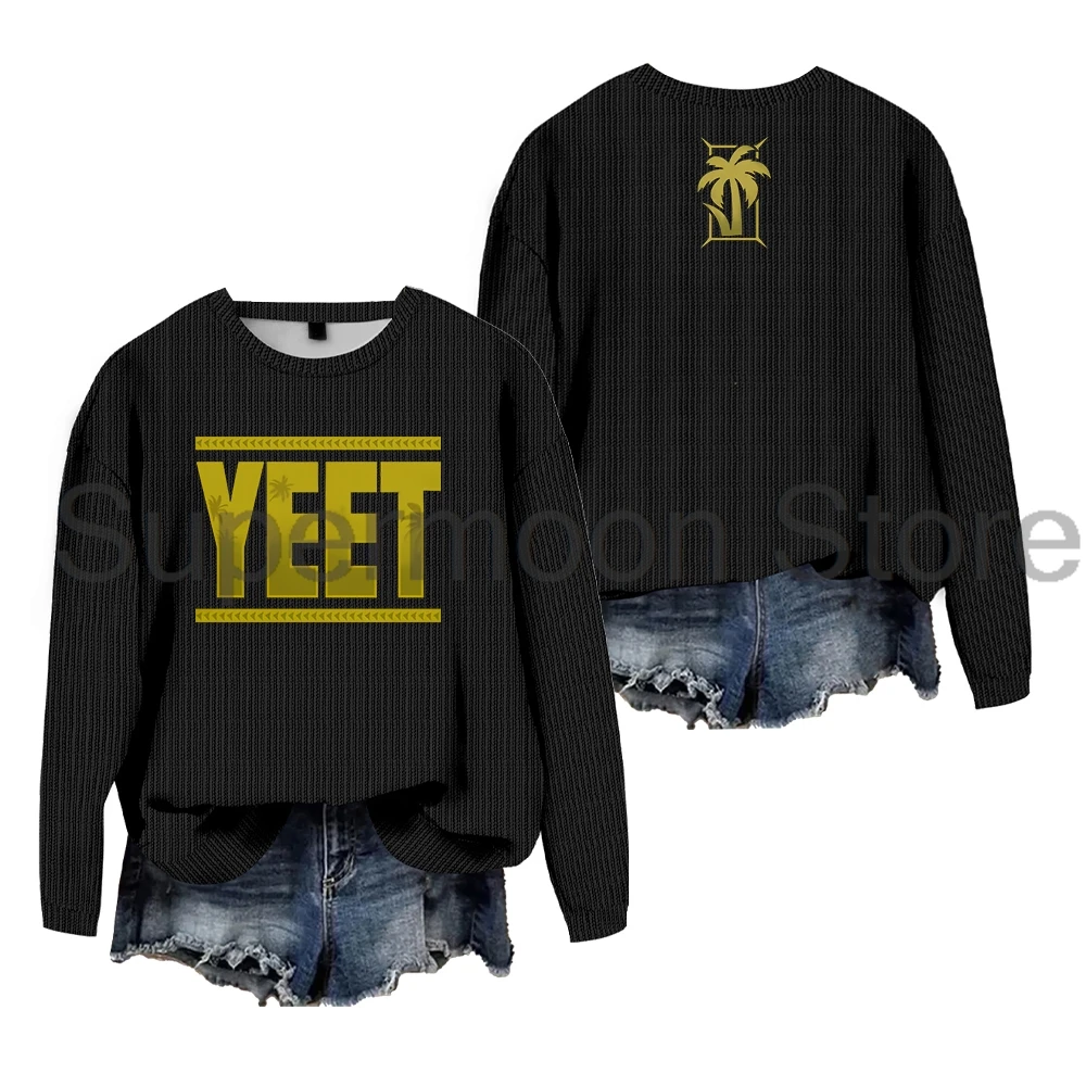 

Jey Uso Yeet Merch свитер женские вязаные джемперы с круглым вырезом и длинными рукавами уличная одежда женский пуловер топы модная одежда