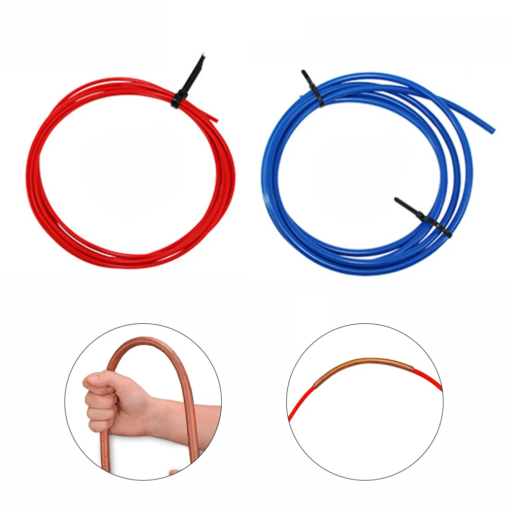 2Pcs CT-205 Built-in Copper Tube Bending Strip Air Conditioning Pipe Bender Kit PE Plastic Bending Kits