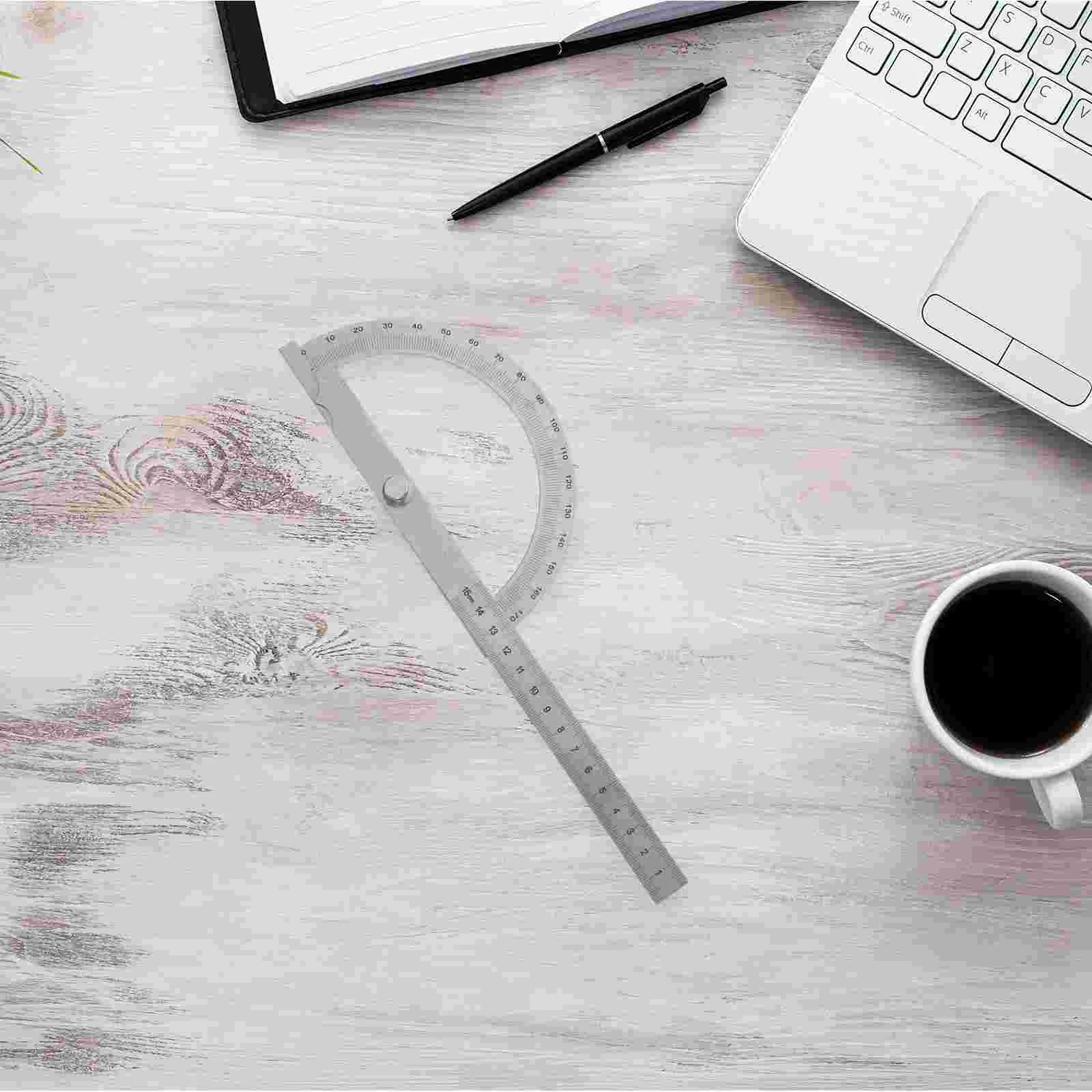 Protractor Machinist Engineer Ruler Angle Finder Tool Woodworking Tools for Drawing Swing Arm Simple with