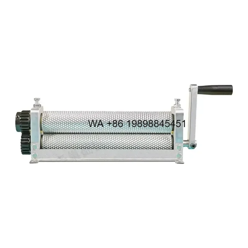 Wmwmnu 4.63mm Hive Manual Beeswax Foundation 54.5mm x 310mm Aluminum Alloy Roller for Beekeeping