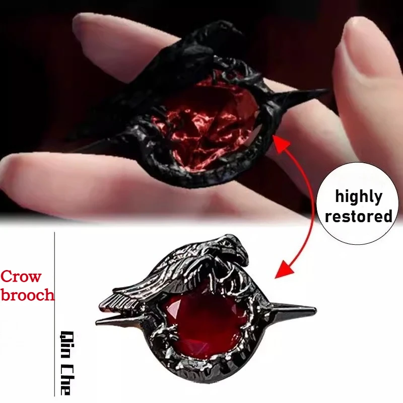 Liefde en Deepspace Game Merchandise Sylus Periferie Kraai Broche Hoofdstuk van de Nacht Aanval Broche Ketting Sleutelhanger Verjaardagscadeau