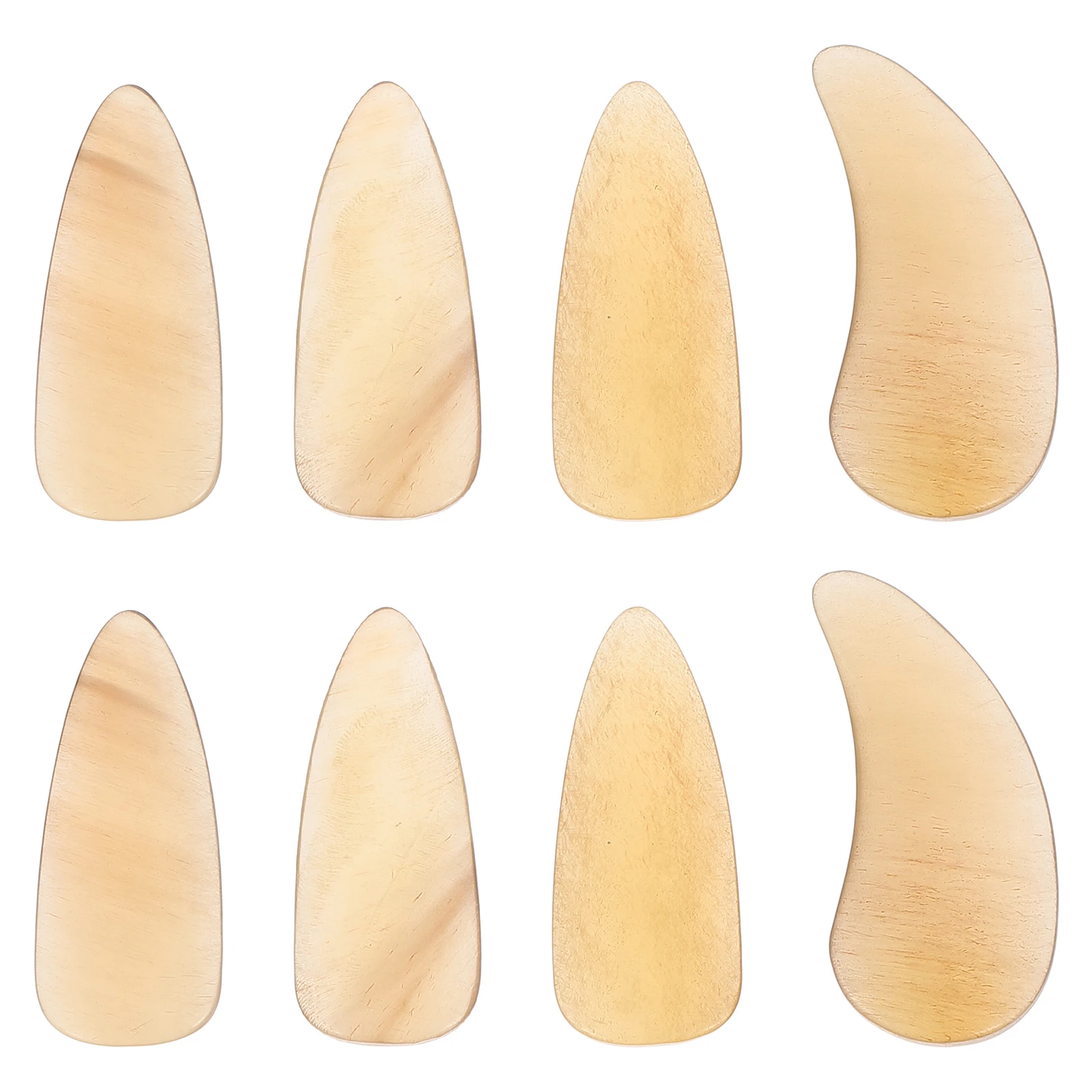 

8 Pcs Guzheng Nail Pieces Finger Protectors Practice Nails Zither Picks Supplies Fake Protective Horns Sleeves Caps