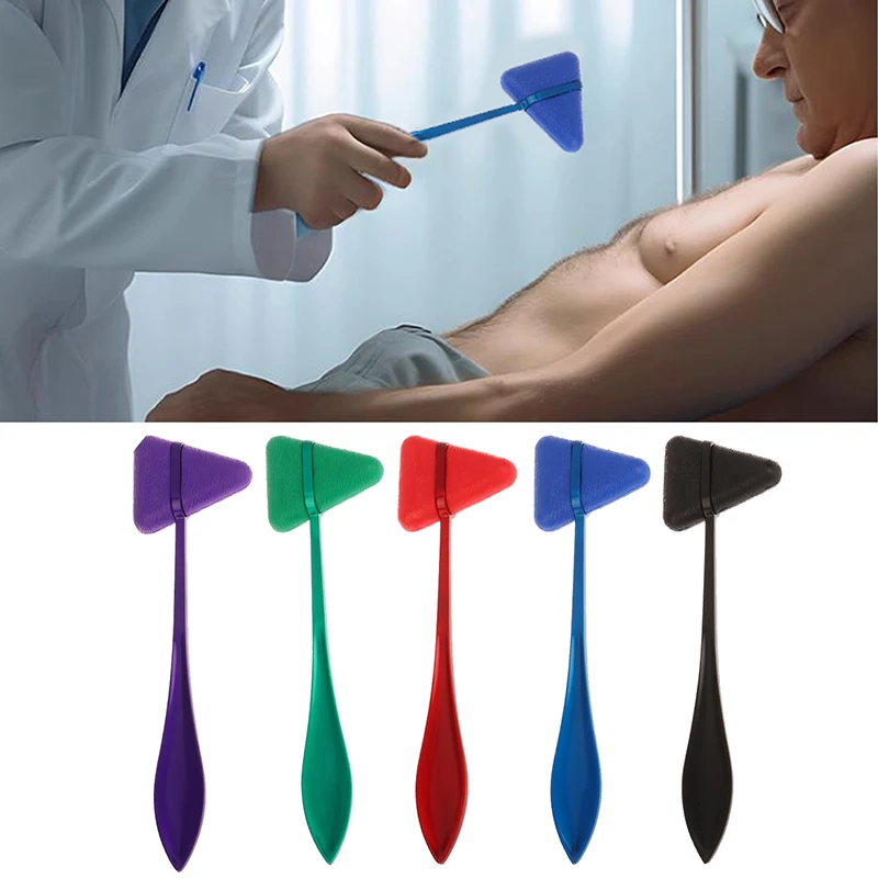 1 pcs Triangular Neurological Professional Hammer For Percussion Mallet Neurological Percussion Diagnostic Hammer Zinc Alloy+ABS