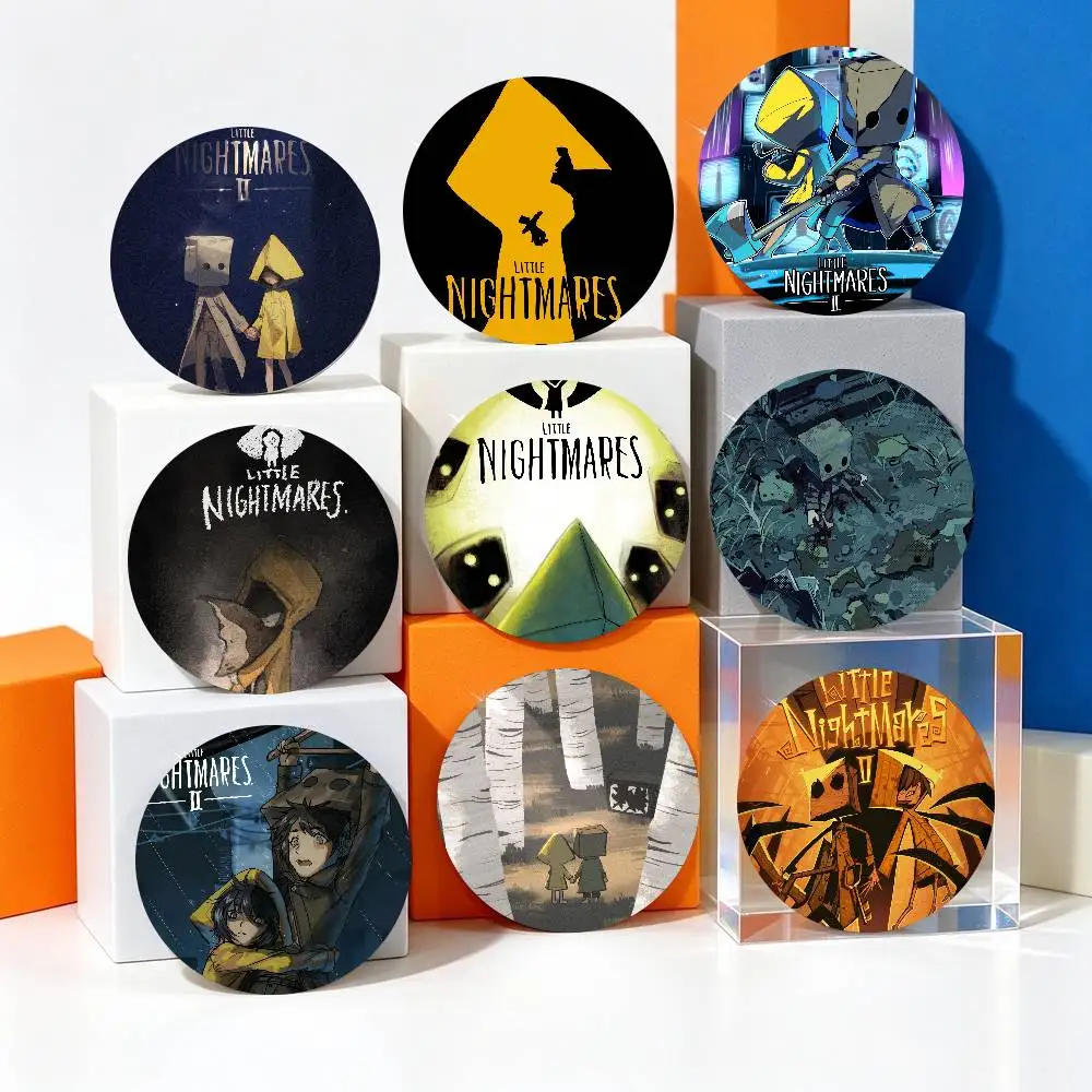 Little N-nightmares Animated Game Pins Brooch Cartoon Badge For Friend Backpack Clothes Collect Accessories Jewelry Gift
