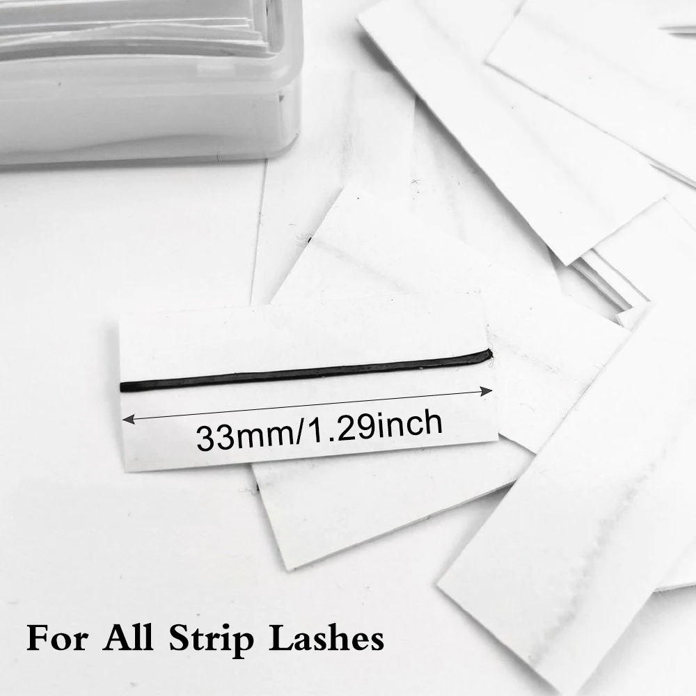 10/20/38Pcs/Box Reusable Self-Adhesive False Eyelashes Glue Strip Eyelash Glue-Free Lash Adhesive Tape Professional Makeup Tools