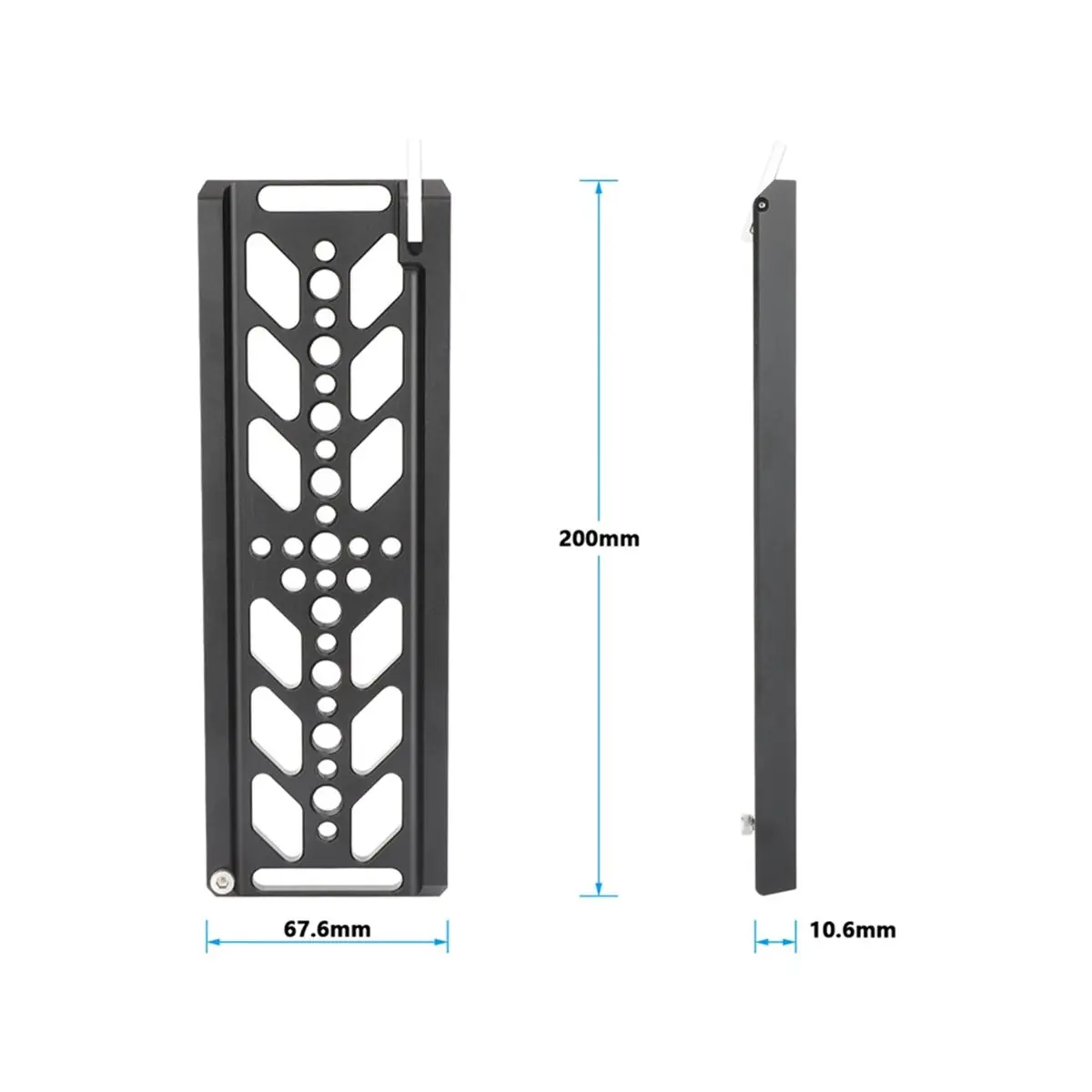 

Digital Essentials Camera Dovetail Plate with 20cm Long Bottom Dovetail Plate, Safety Pin, Stopper Screw for Camera Tripod Mount