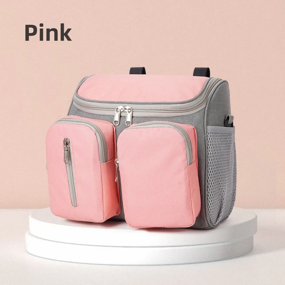 مقاوم للماء حقيبة كتف الأم أكسفورد القماش متعدد جيب عربة تخزين حقيبة للحمل متعددة الوظائف سعة كبيرة