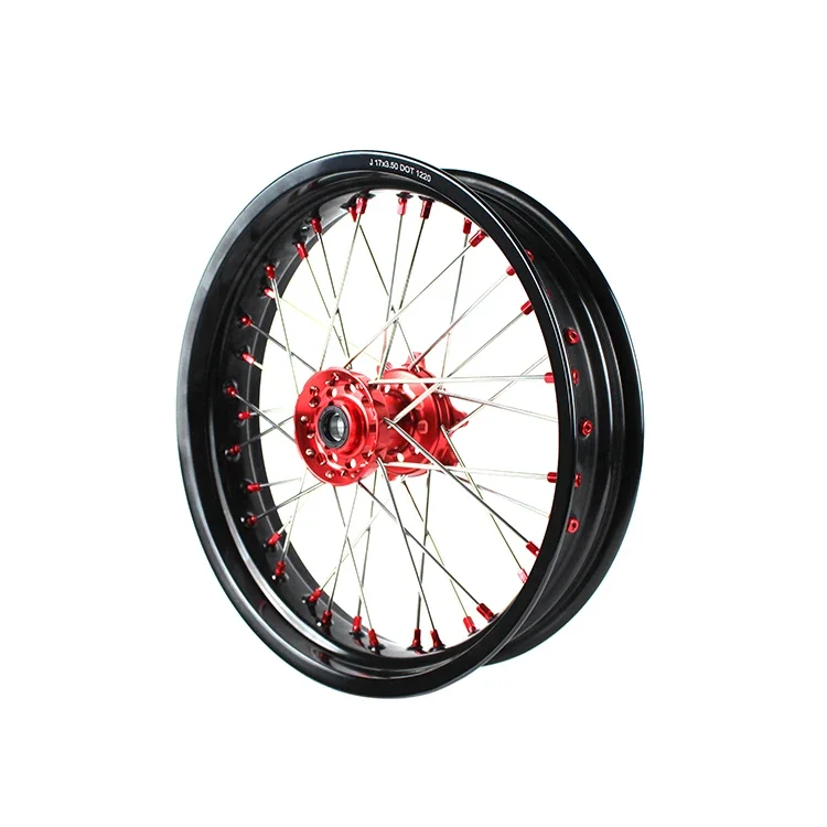 Dirt bike 17'' Aluminum Alloy 7116 High Quality Supermoto 36 Spoke Wheel Fit CRF CRF-X 125 250 450 CRF-L250