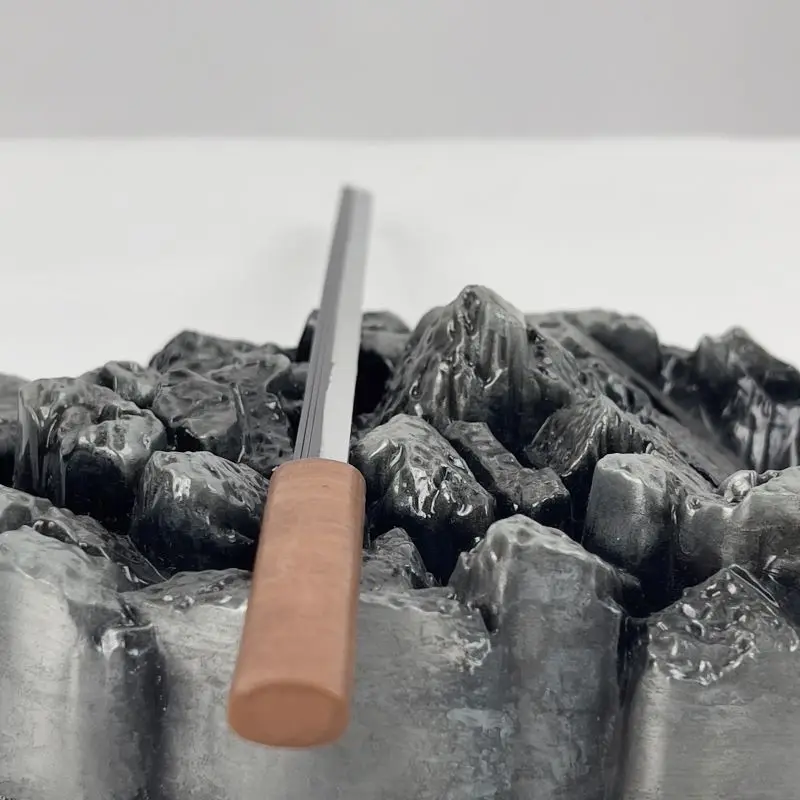 سيف فودزيتورا من ONE PIECE، 25.5 سم / 10 بوصات، مصنوع من سبيكة الزنك، مقاوم للصدأ، ملمس معدني واقعي، غير حاد، مع غمد - قطعة مثالية لجمعها لعشاق ONE PIECE #5