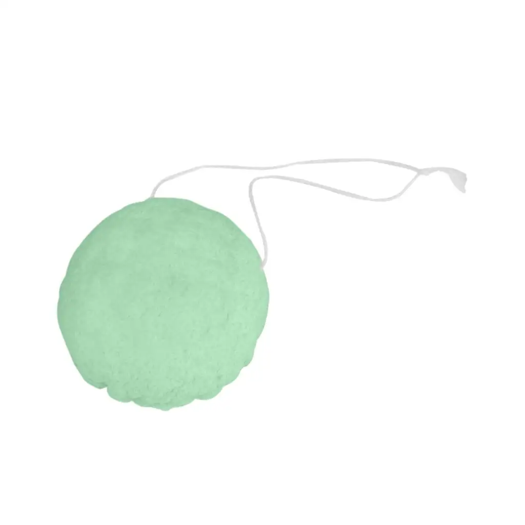 Gentle Facial Washing Puff Sponge for Deep Cleansing Pores Natural Konjac Pad with Green Tea Extract for Anti Aging Skin Care