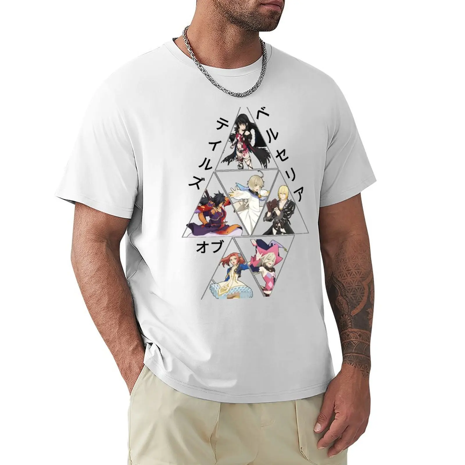 Tales of berseria characters katakana ver. T-shirt boys animal print sublime boys whites workout shirts for men