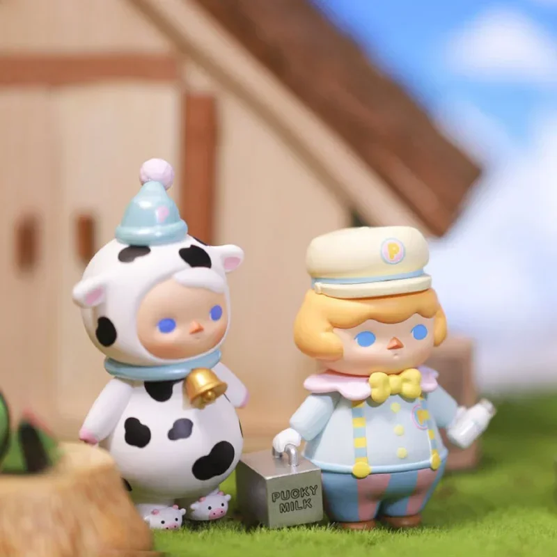 

POP MART PUCKY Elf Milk Baby Series слепая коробка игрушки Kawaii оригинальная аниме фигурка-сюрприз куклы подарок для девочек Mystery Box